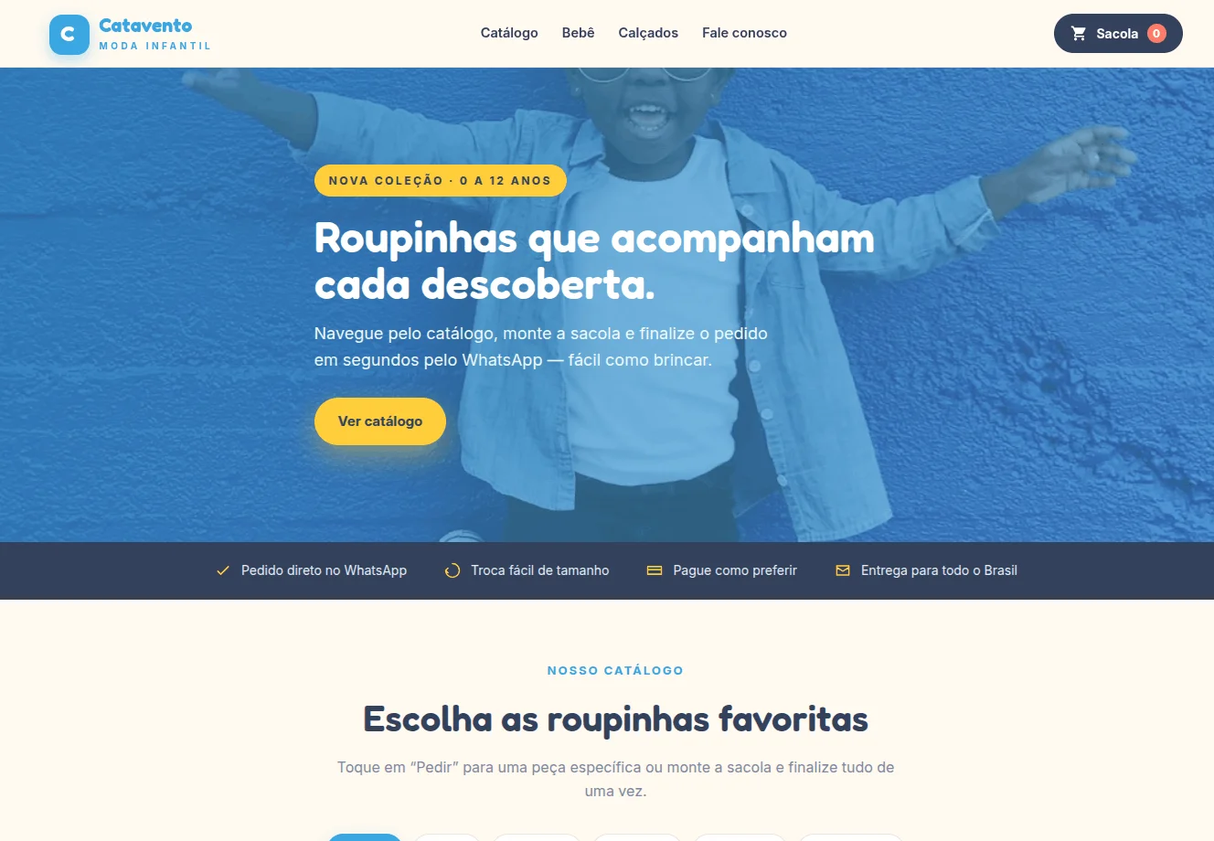 Catálogo digital de moda infantil